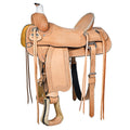 Western Horse Saddle American Leather Ranch Roping Hilason