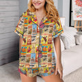Baha Ranch Vintage Rodeo Poster Satin Pajama Set by Baha Ranch Western Wear - product image 2