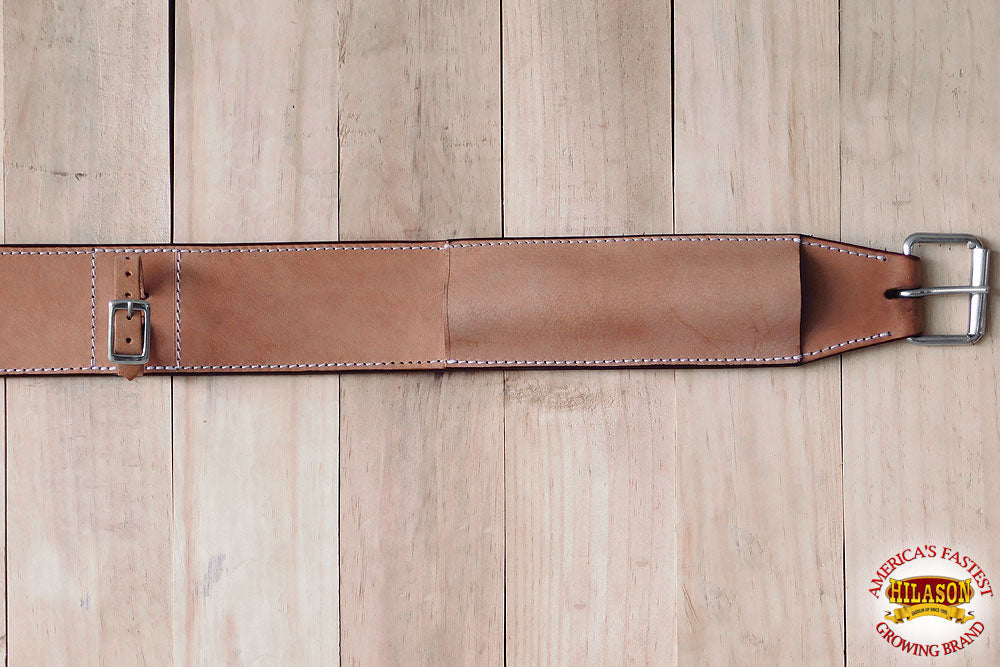 Hilason Western Leather Saddle Girth Cinch Plain