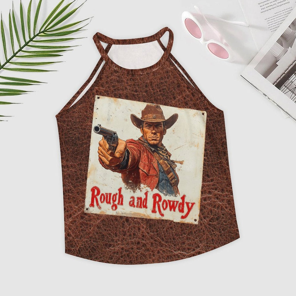 Baha Ranch Rough and Rowdy Vintage Western Tank by Baha Ranch Western Wear - product image 2