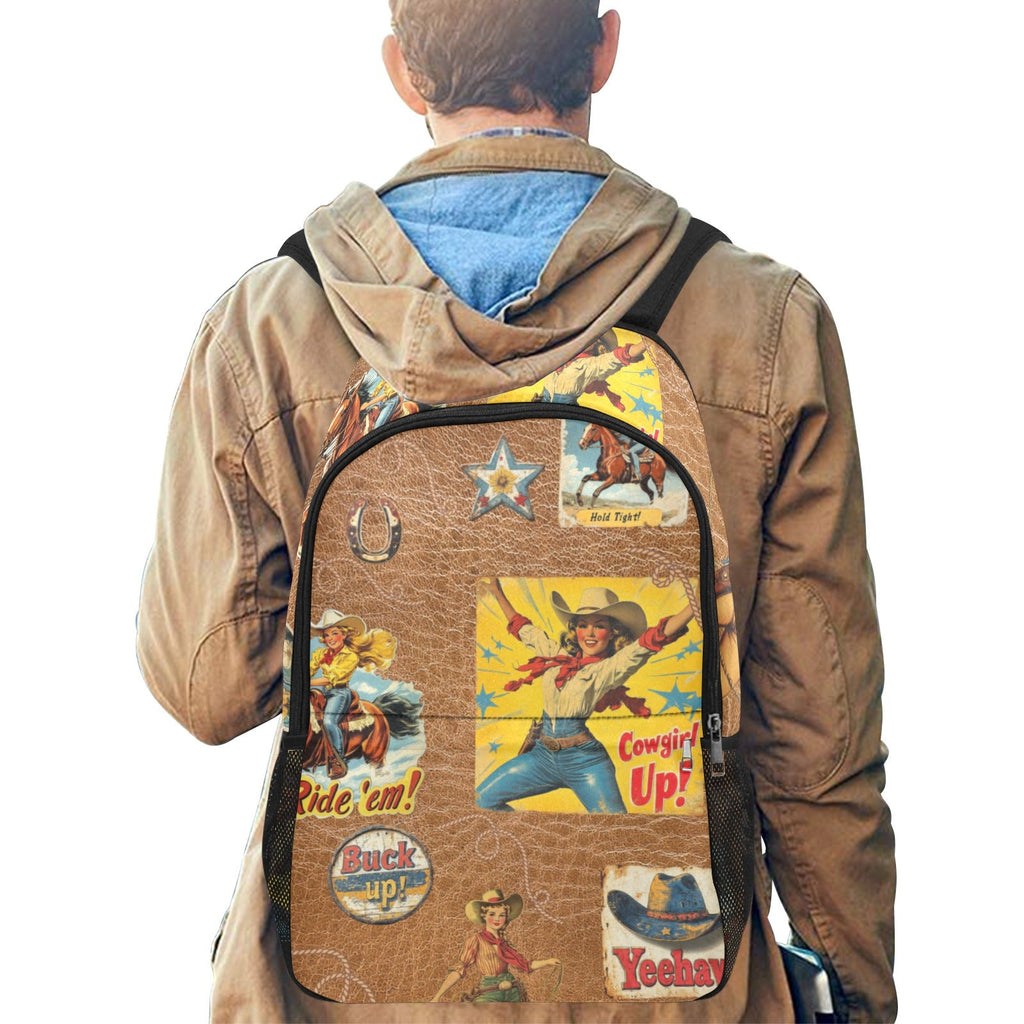 Baha Ranch Vintage Cowgirl Collage Backpack by Baha Ranch Western Wear - product image 7