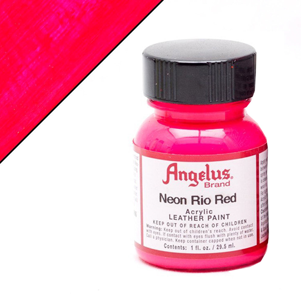 Angelus Acrylic Leather Paint For Boot Bags  1 Oz All Colors