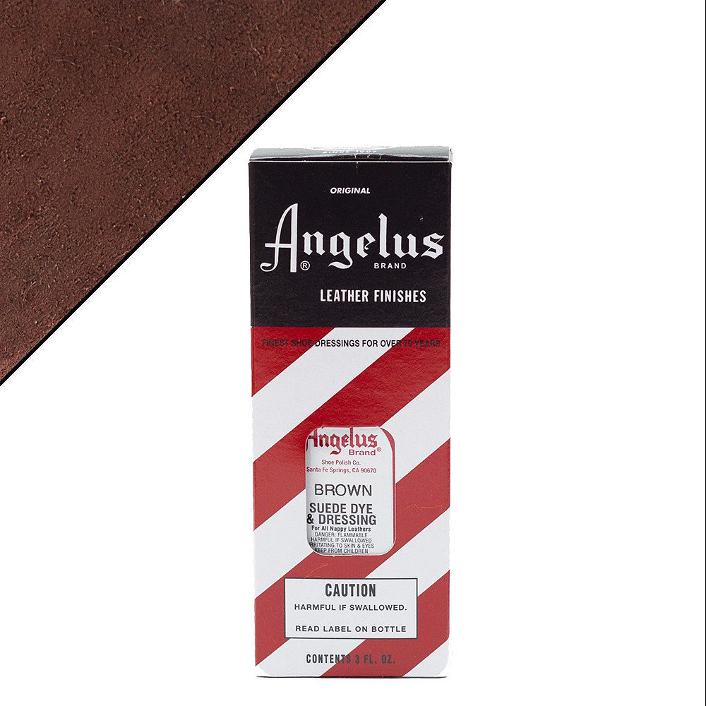 Angelus Leather Suede Dye Dressing For Boot Bags 3Oz W/ Applicator All Colors