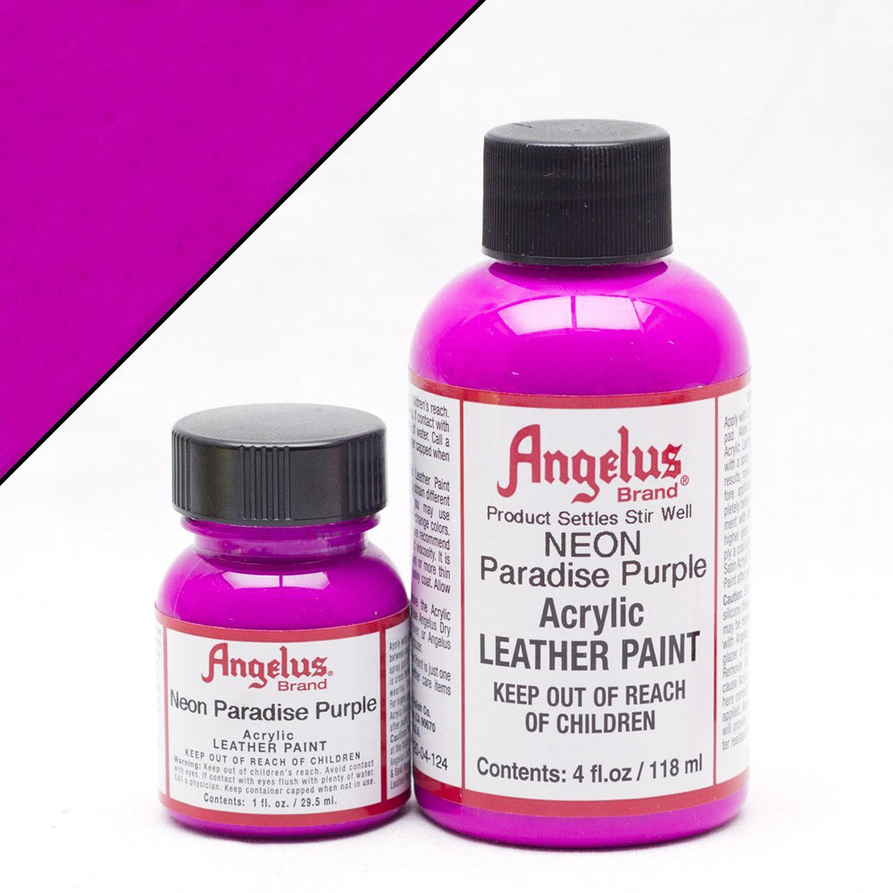 Angelus Acrylic Leather Paint For Boot Bags  1 Oz All Colors