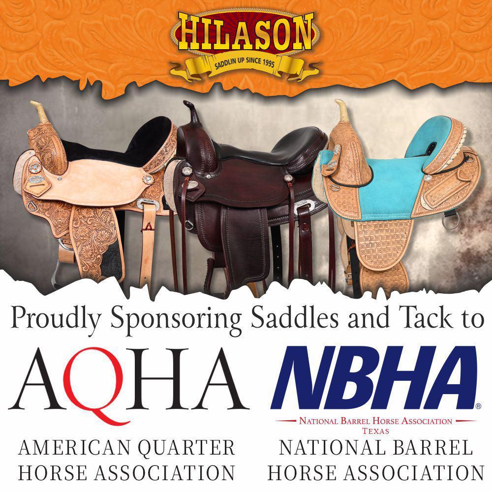 Hilason Flex Tree Western Horse Saddle American Leather Trail Barrel Racing By