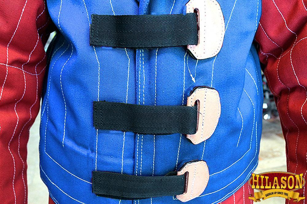 Hilason Schutzhund Dog Training Bite Suit, Red and Blue