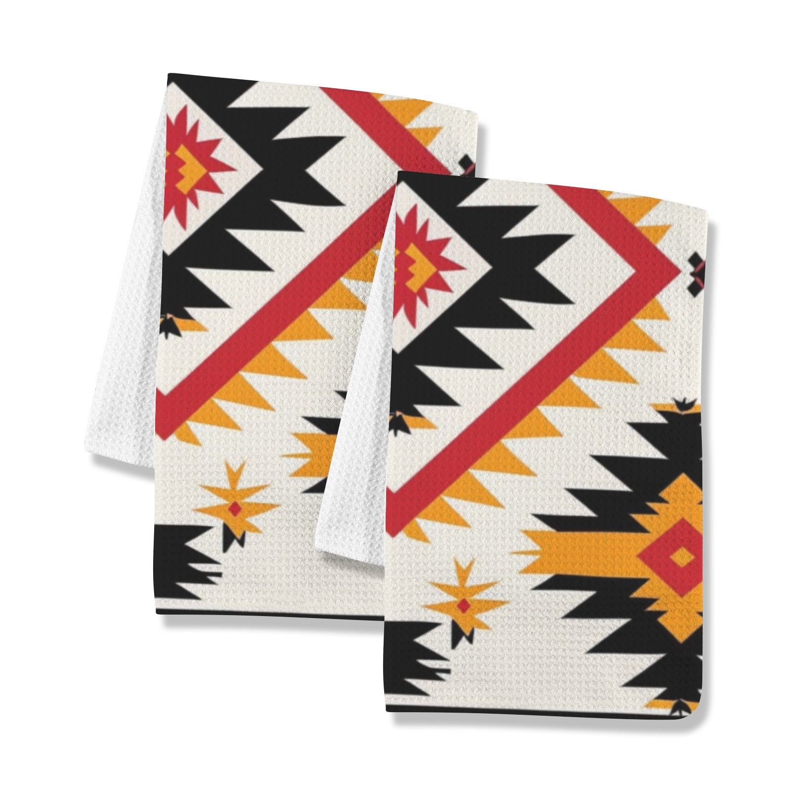 Baha Ranch Southwestern Aztec Set of 2 Kitchen Dish Towels Made in America by Baha Ranch Western Wear