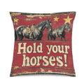 Baha Ranch Hold Your Horses Velvety Soft Pillow Case Made in America by Baha Ranch Western Wear - product image 2