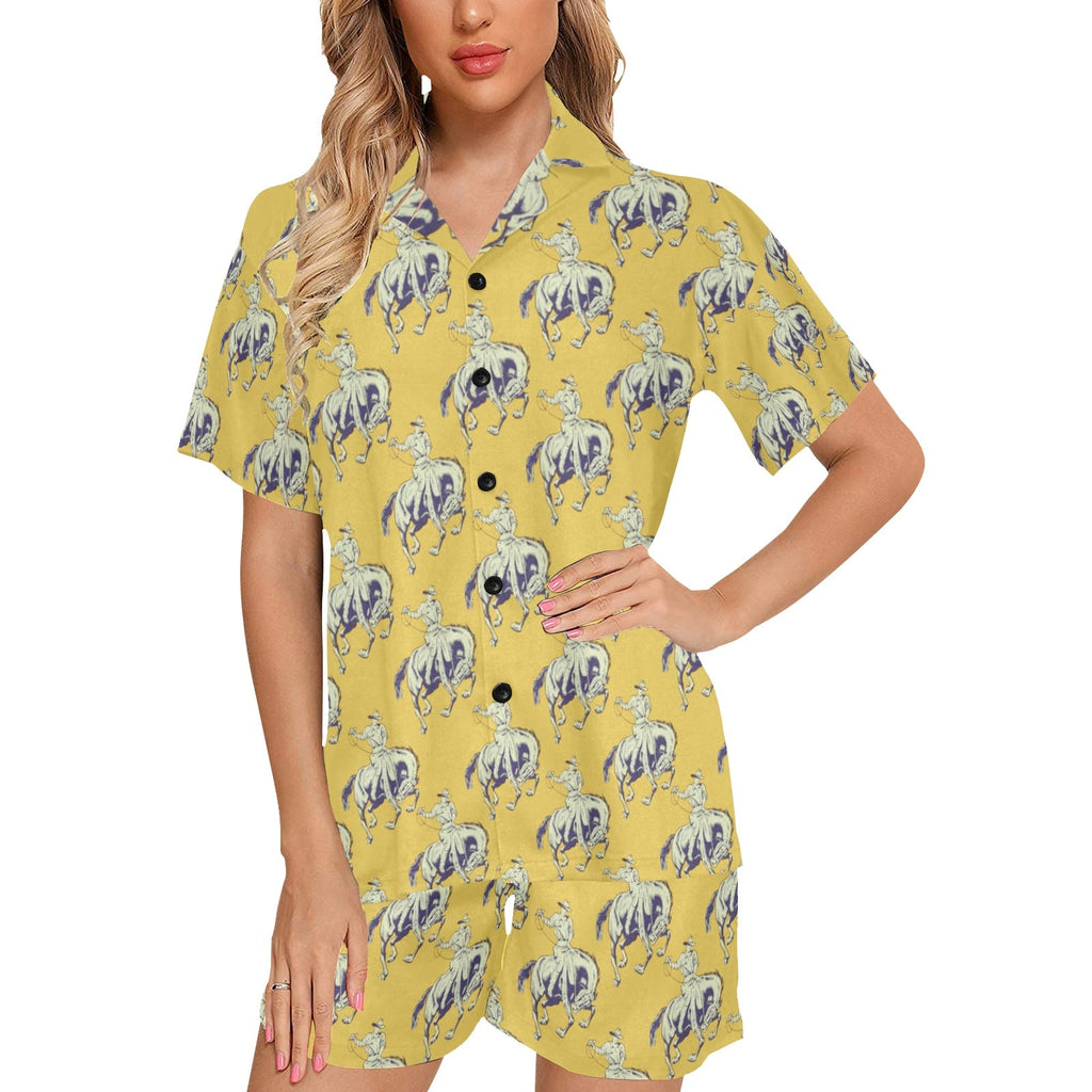 Baha Ranch Vintage Rodeo Women's Western Pajama Set by Baha Ranch Western Wear