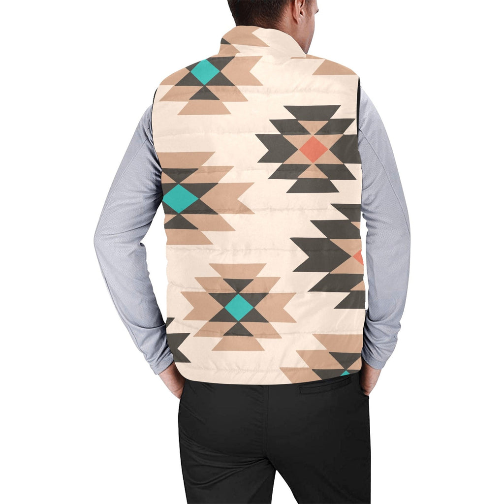 Baha Ranch Tan Aztec Puffy Vest by Baha Ranch Western Wear - product image 4