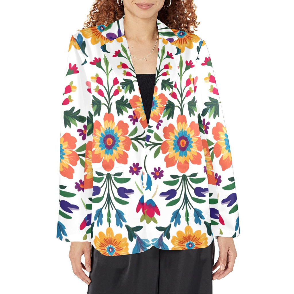 Colores de Mexico Sugar Skull Floral Blazer by Baha Ranch Western Wear - product image 3