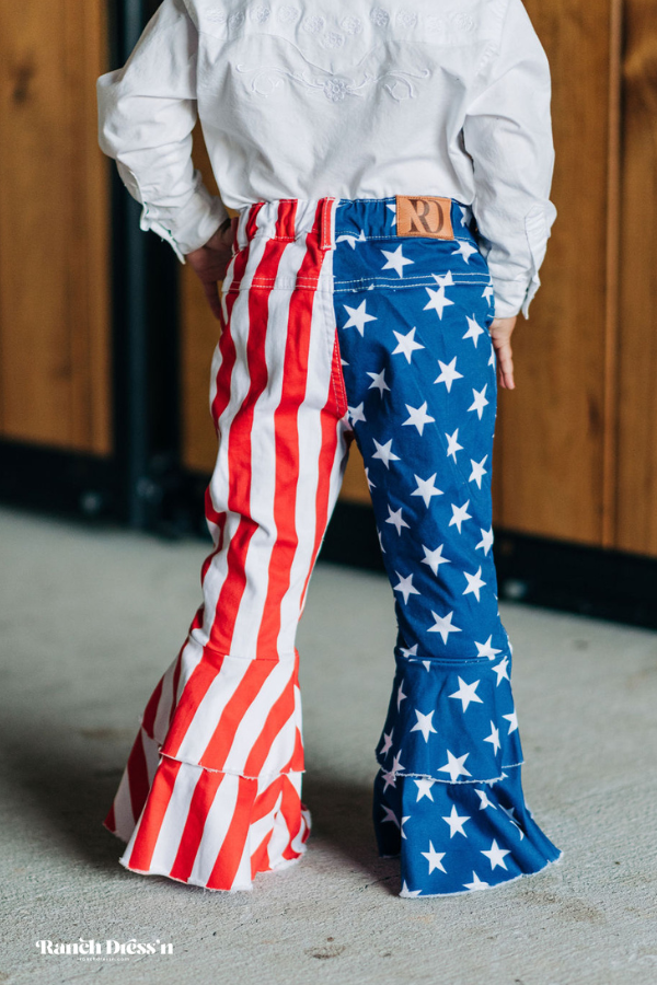 American Flag Ruffle Bells — view 4