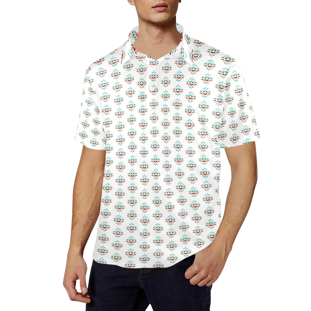 Baha Ranch Serape Aztec Polo Style Shirt by Baha Ranch Western Wear - product image 3