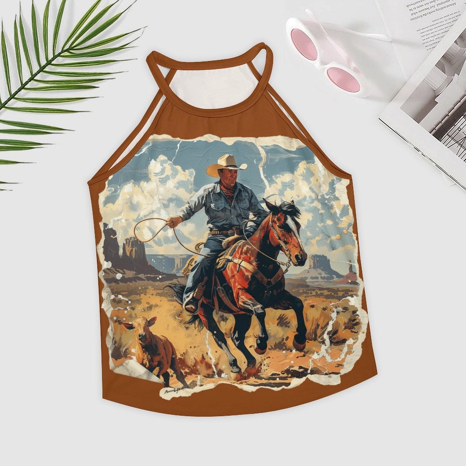 Baha Ranch Ranching Western Tank Top by Baha Ranch Western Wear - product image 2