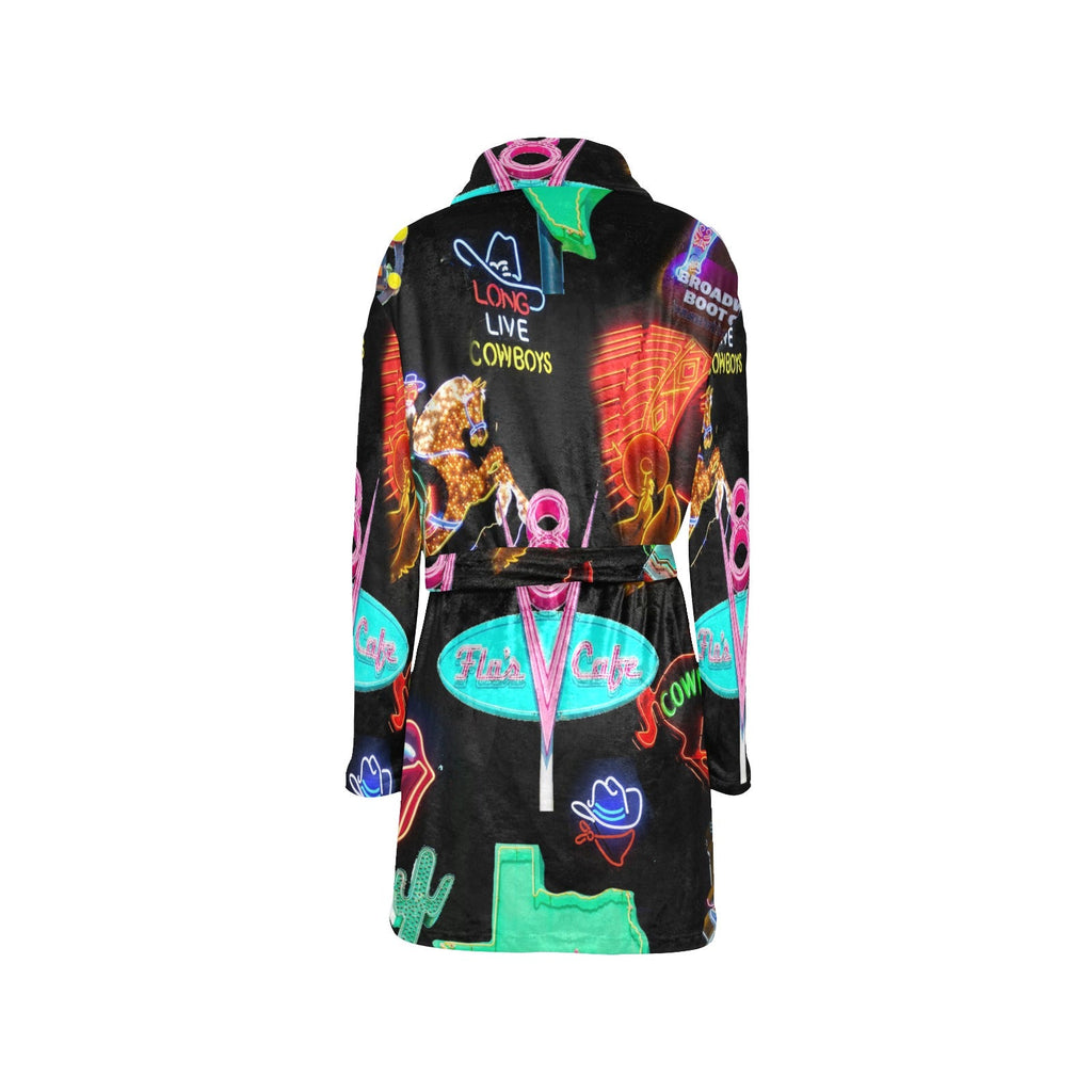 Baha Ranch Vegas Neon Women's Western Bath Robe by Baha Ranch Western Wear - product image 4