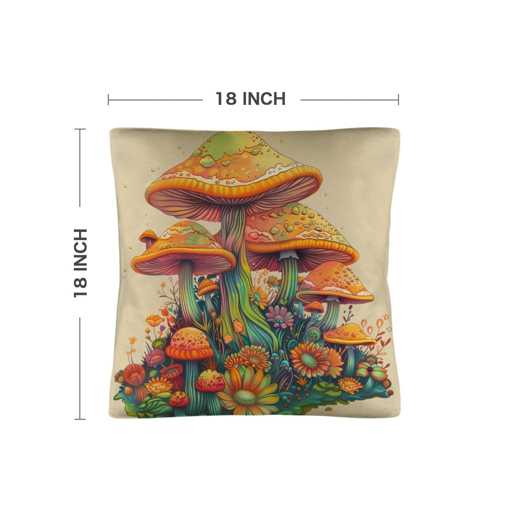 Baha Ranch Retro Mushrooms Pillow Case Made in America by Baha Ranch Western Wear - product image 3