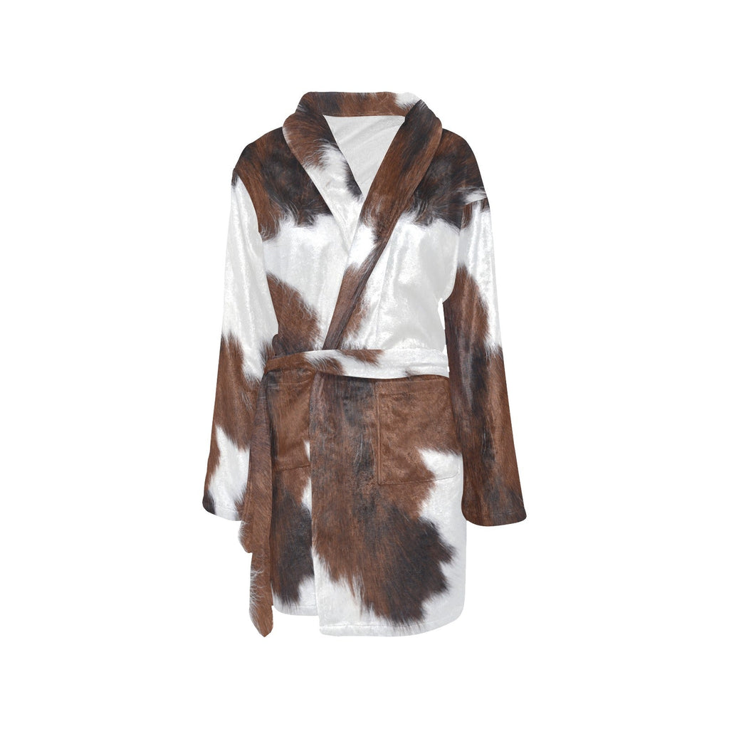 Baha Ranch Cowhide Print Women's Western Bath Robe by Baha Ranch Western Wear - product image 6