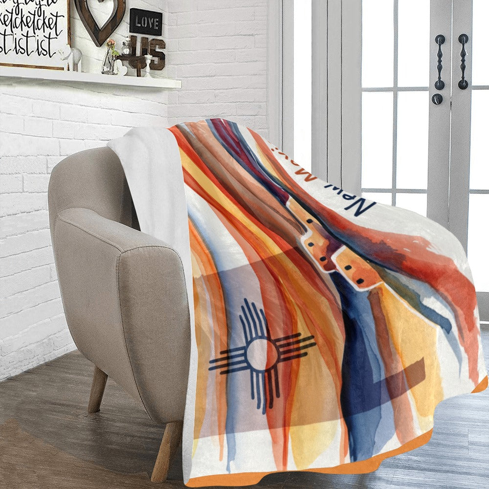 Baha Ranch New Mexico Throw Ultra-Soft Micro Fleece Blanket 60" x 80" Made in America by Baha Ranch Western Wear -...
