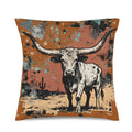 Baha Ranch Lonesome Longhorn Velvety Soft Pillow Case Made in America by Baha Ranch Western Wear - product image 2