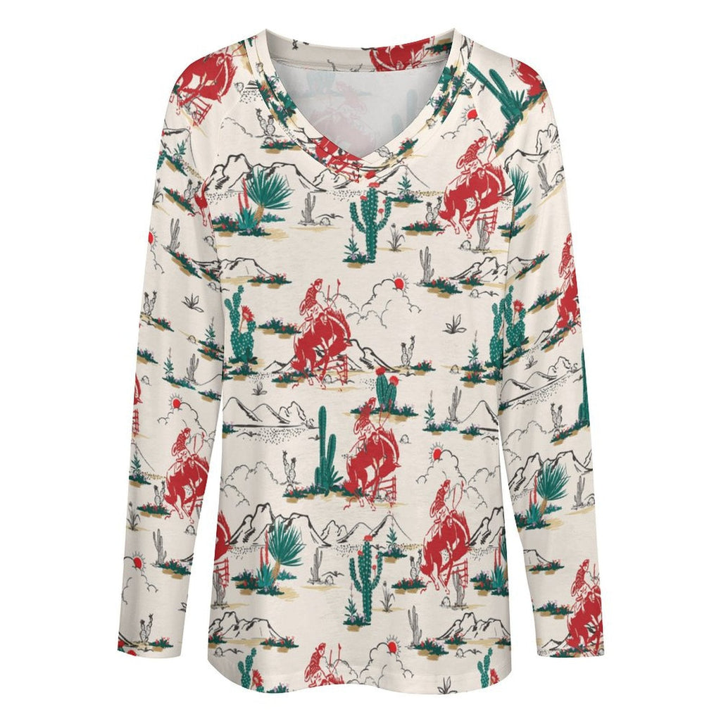 Baha Ranch Desert Rodeo Long Sleeve Top by Baha Ranch Western Wear - product image 2