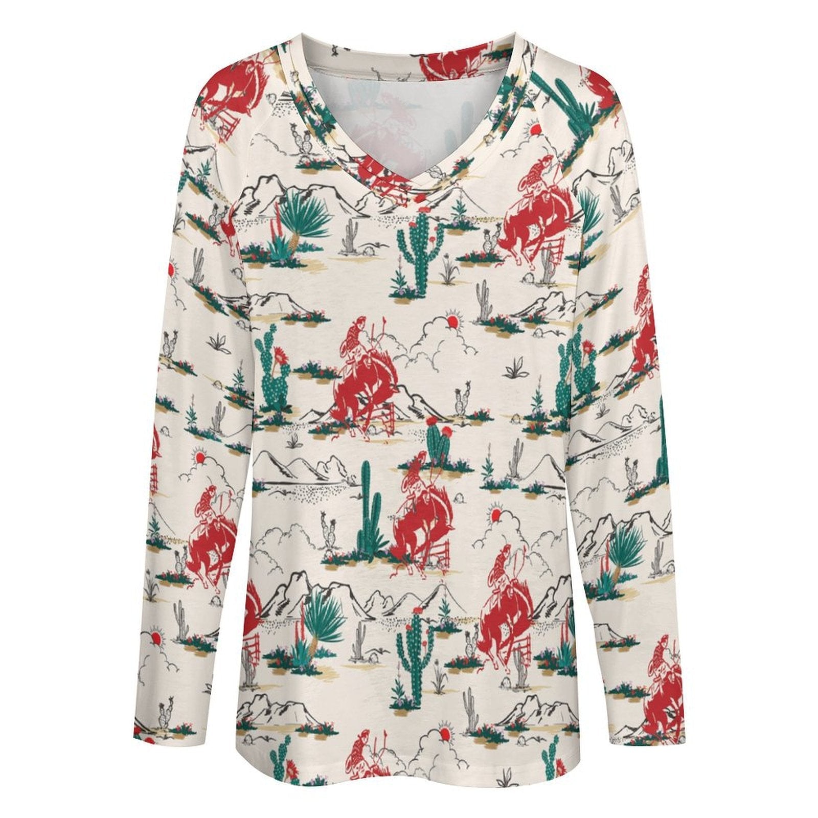 Baha Ranch Desert Rodeo Long Sleeve Top by Baha Ranch Western Wear - product image 2
