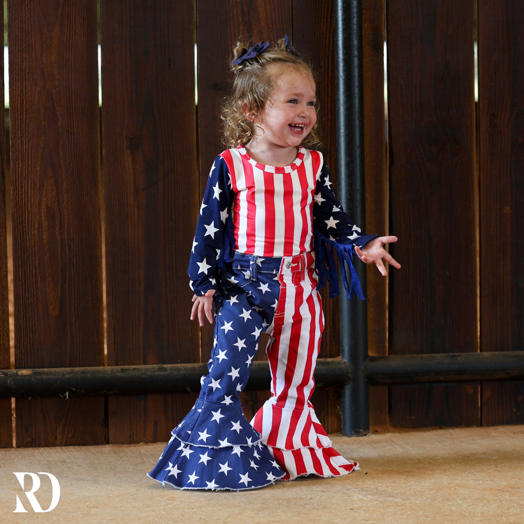 Patriotic Fringe Infant / Toddler Bodysuit — view 2