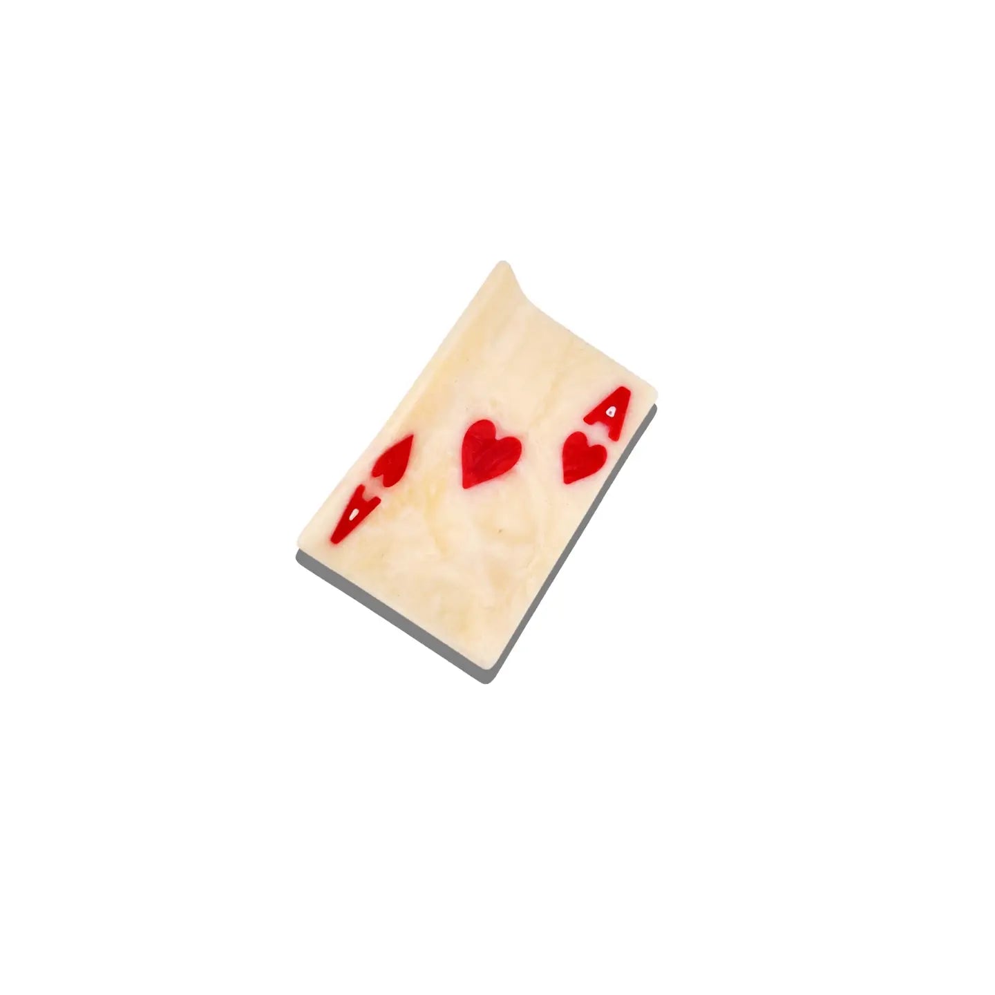Ace Of Hearts Mini Claw Clip — view 2