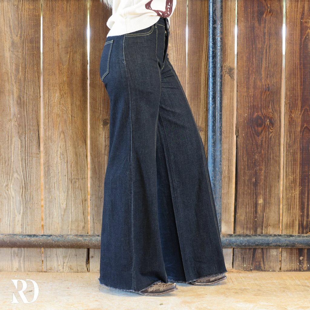 Alira Wide Leg Palazzo Denim | Jeans — view 2