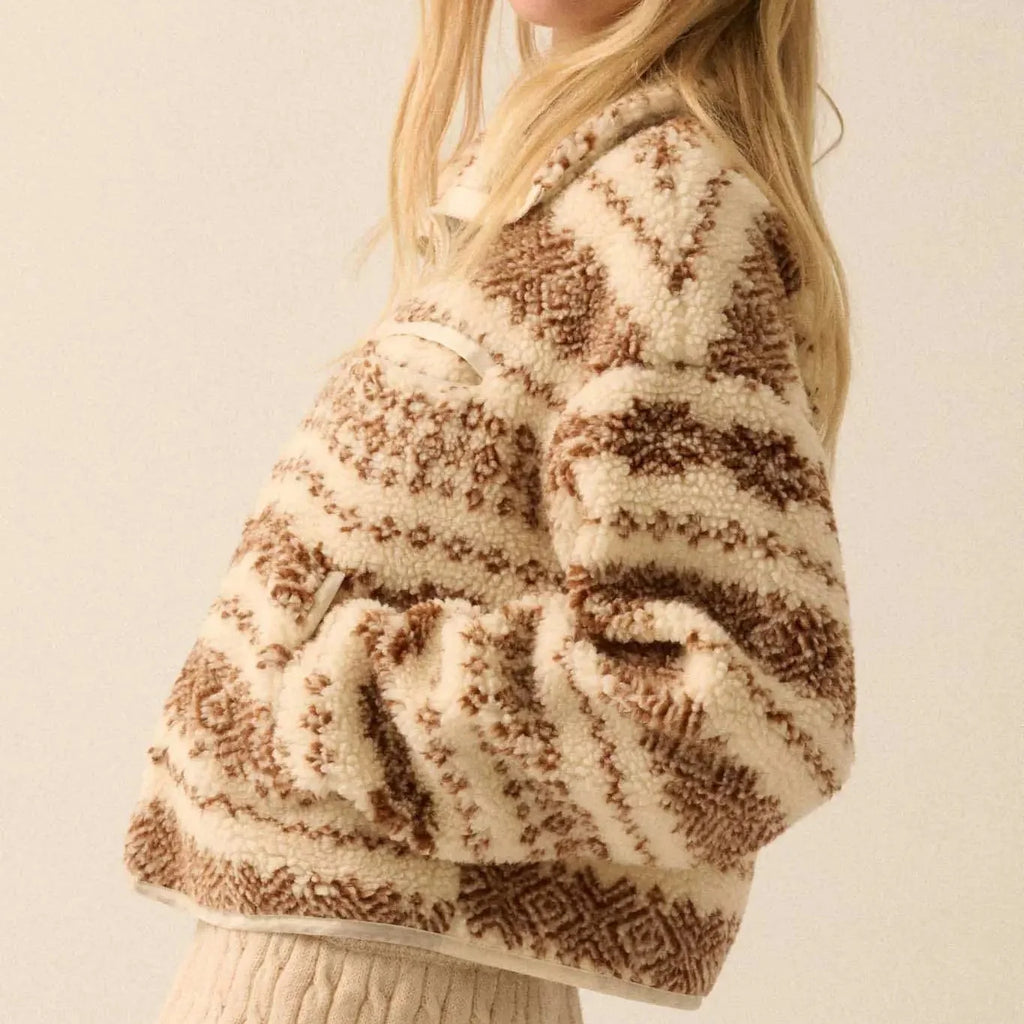 Alpine Sherpa Cropped | Jacket — view 2