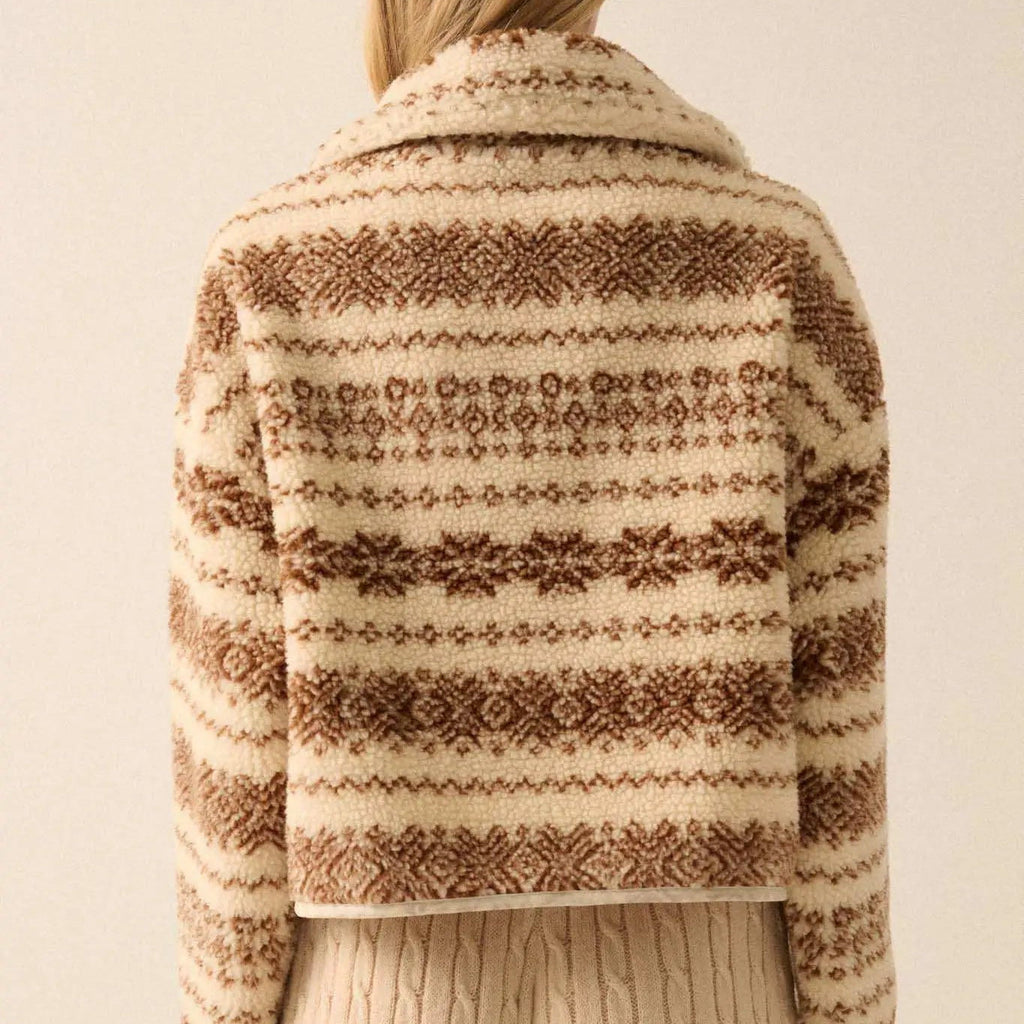 Alpine Sherpa Cropped | Jacket — view 3