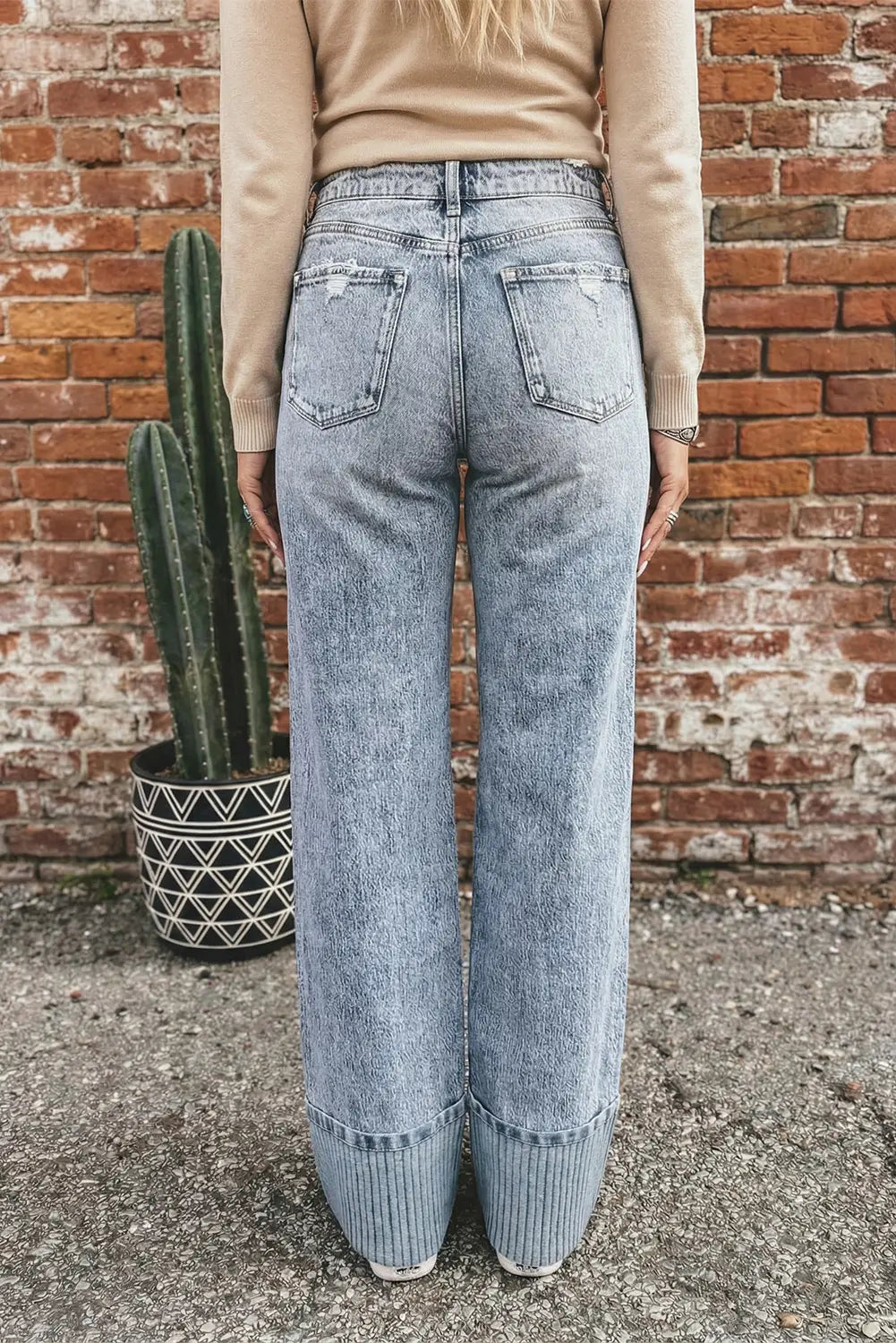 Ashleigh Striped Cuffed | Jeans — view 2