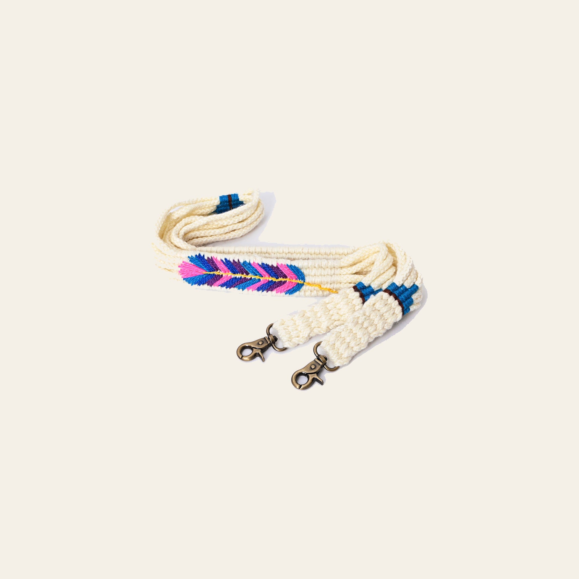 American Darling ADWSX112 Hand braided Wool strand Crossbody Handle Strap For Bags