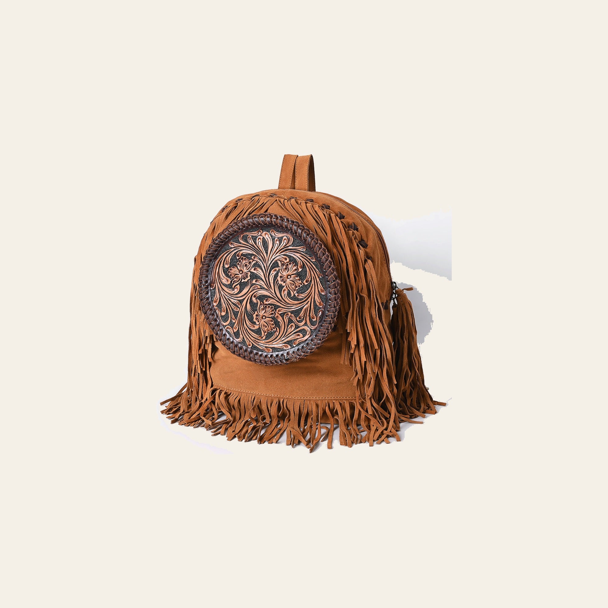 American Darling Backpack Hand Tooled Genuine Leather