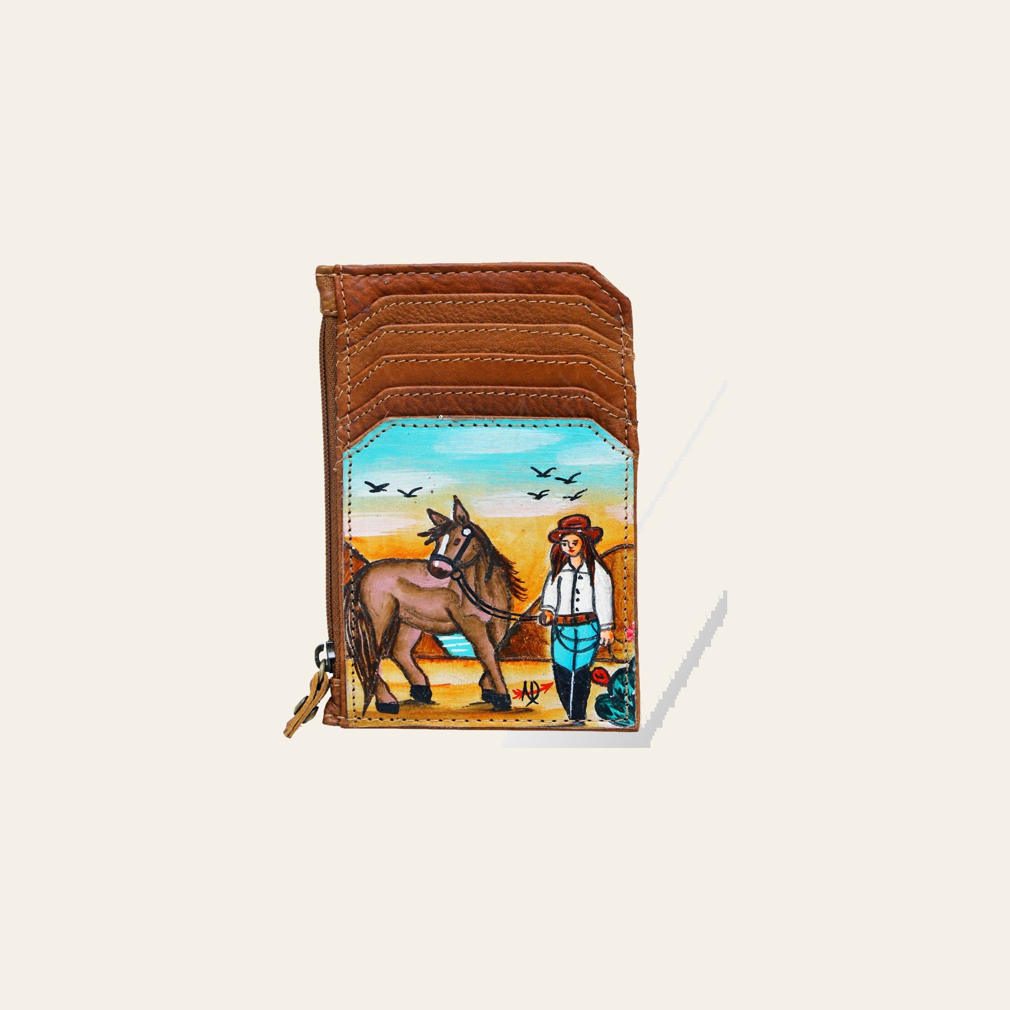 American Darling Card-Holder Genuine Leather