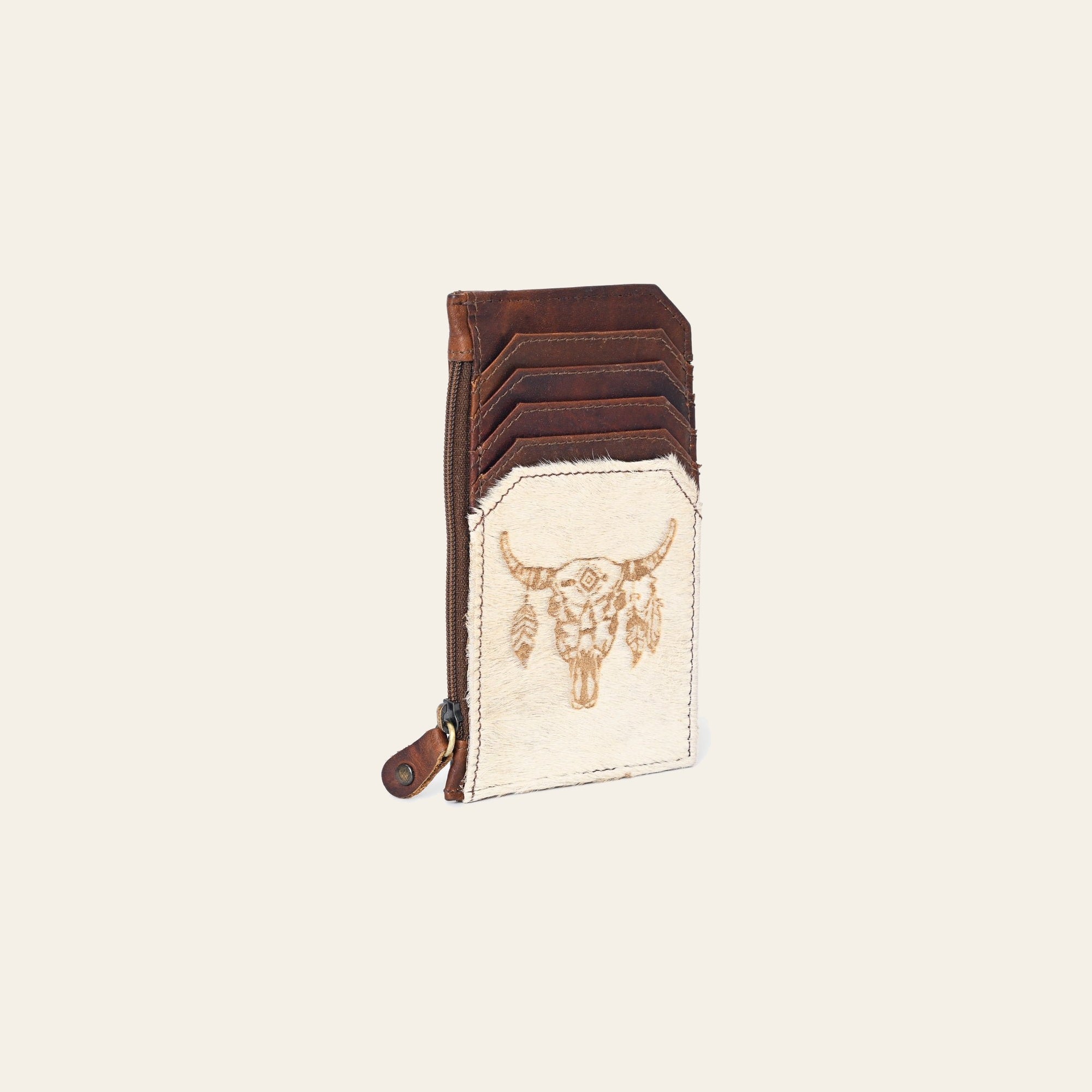 American Darling Card-Holder Hair-On Genuine Leather