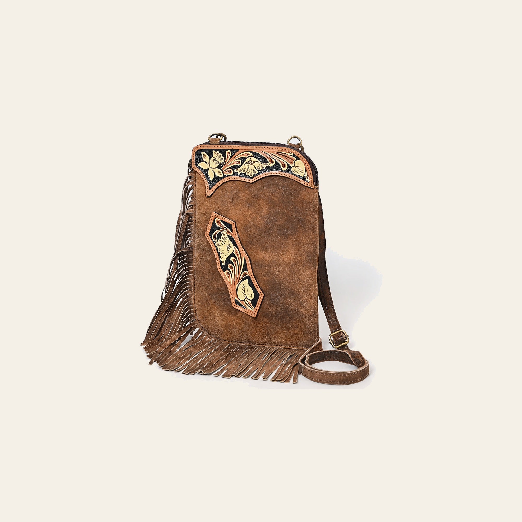 American Darling Chaps Bag Hand Tooled Genuine Leather