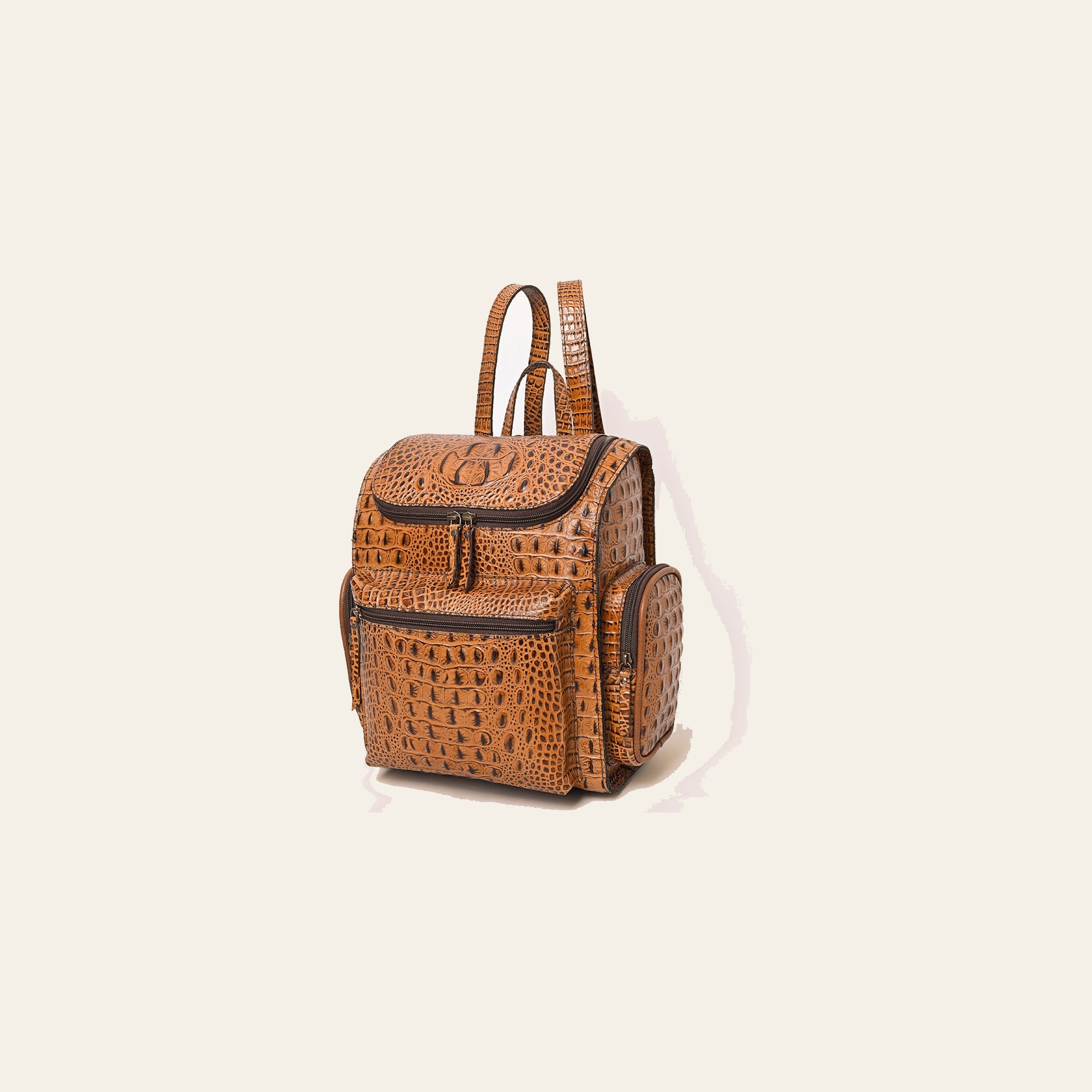 American Darling Crocodile Embossed Genuine Leather Bag