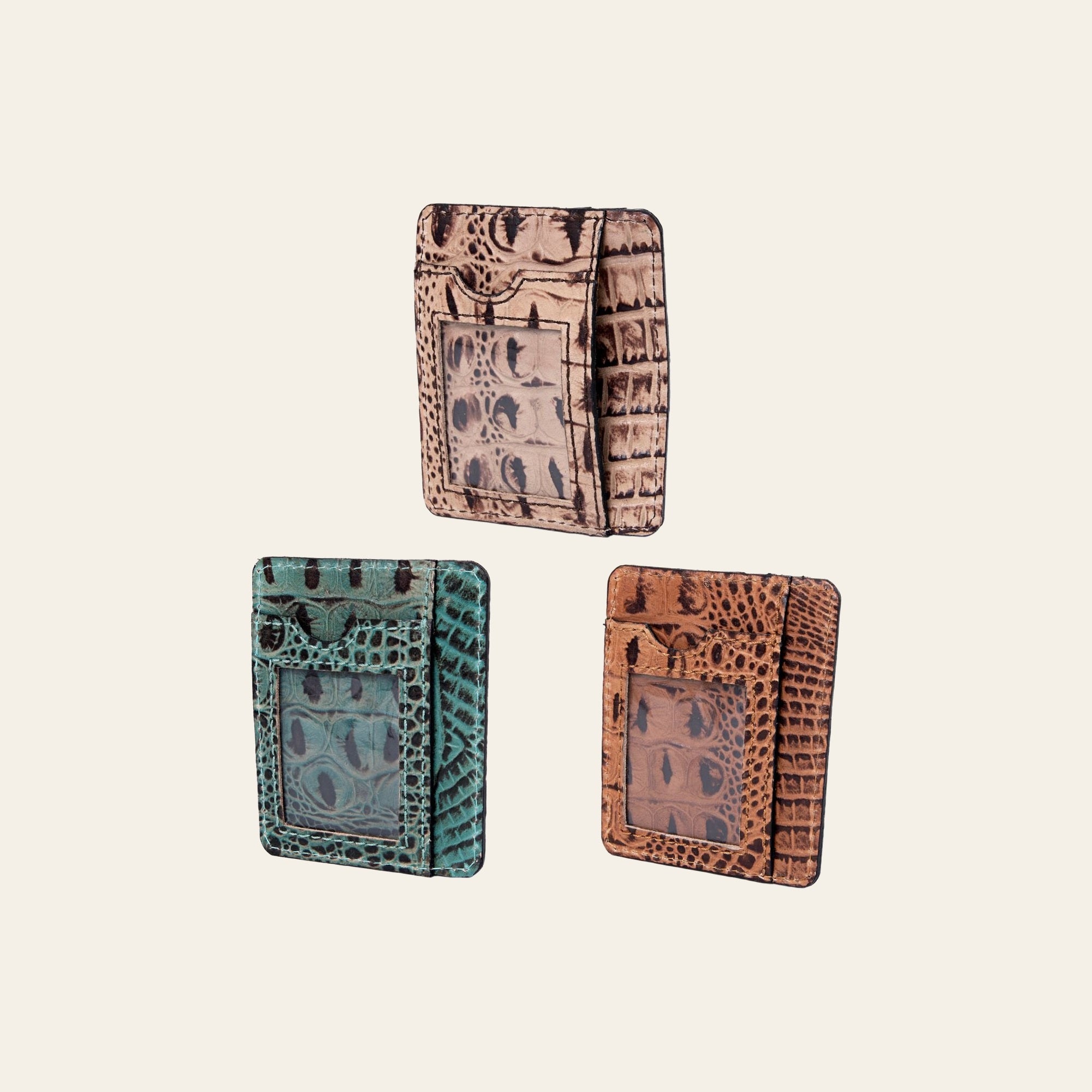 American Darling Crocodile Embossed Genuine Leather