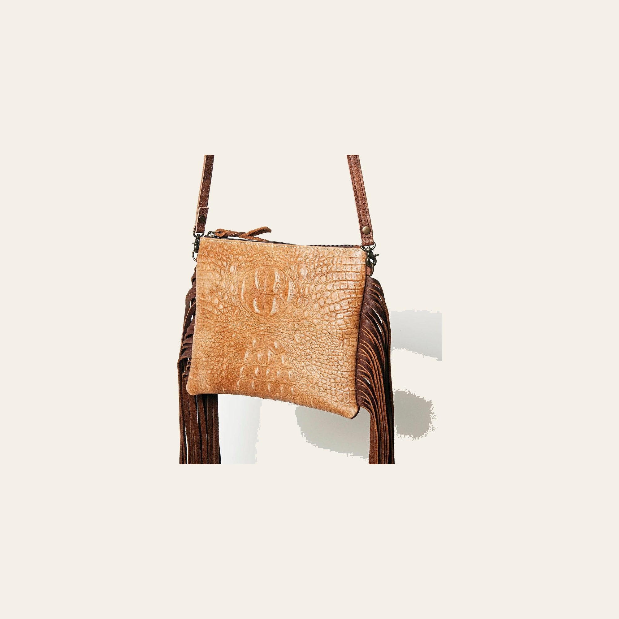 American Darling Crocodile Embossed Genuine Leather