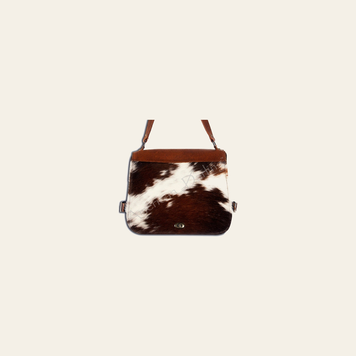 American Darling Small Cross body Bag, Hair-On Cowhide Genuine Leather, Vegetable Tanned Full Grain, YKK Zipper, Texas Design