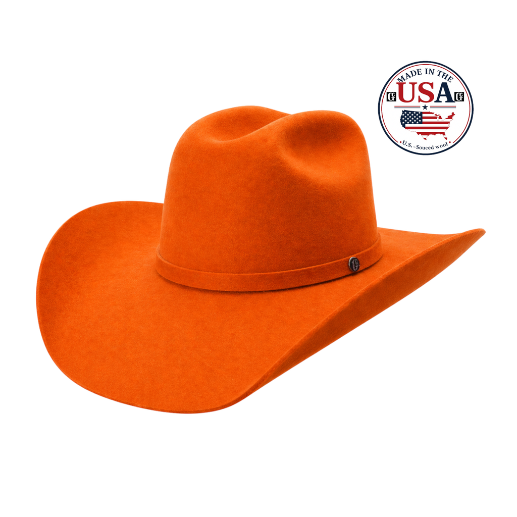 AMERICAN ORANGE 5X WOOL USA