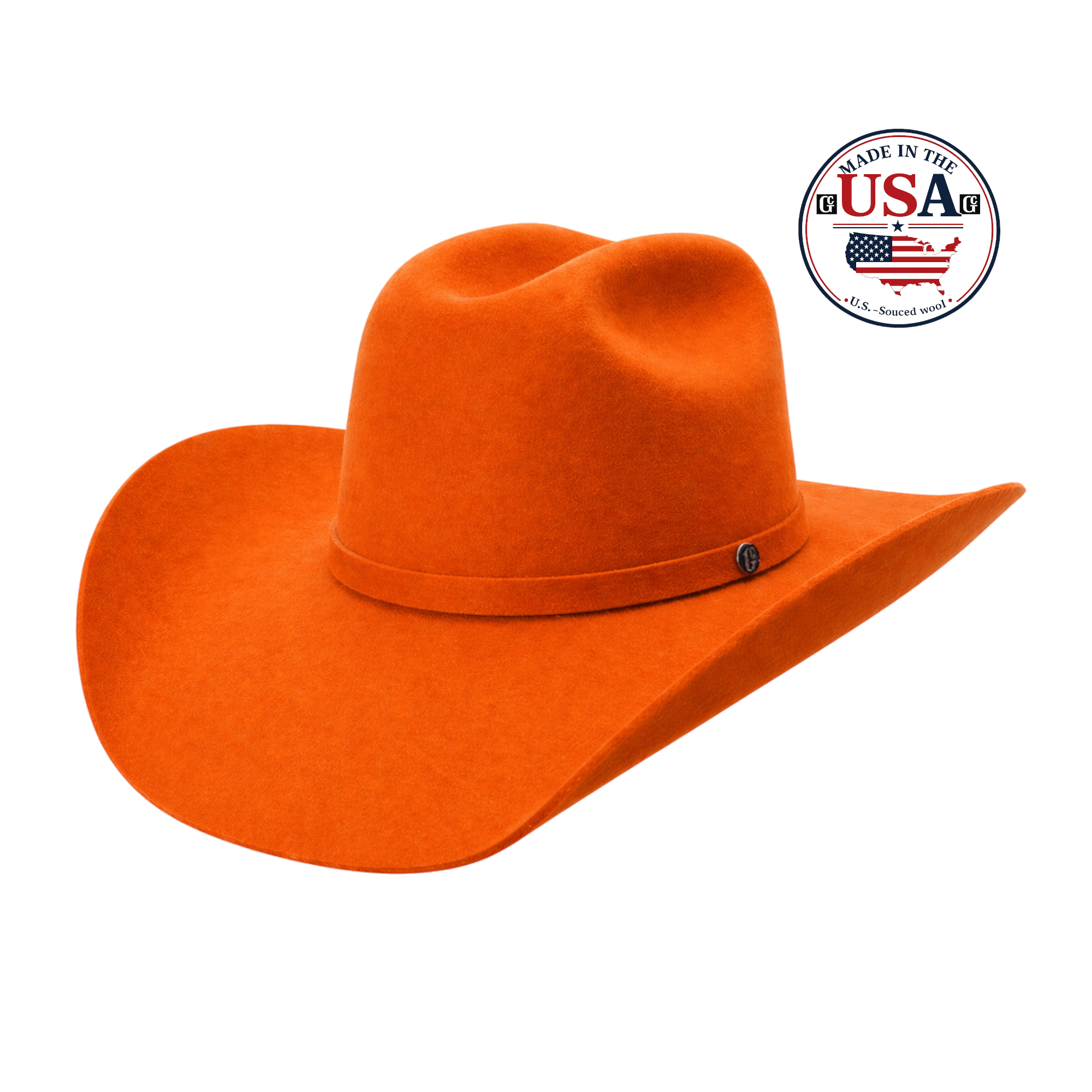 AMERICAN ORANGE 5X WOOL USA