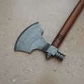 Hand-forged Pipe Axe in Pattern-Welded Steel for Camping and Woodcraft