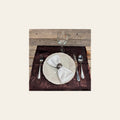 Antique Silver Texas Star Western Concho Napkin Ring #CNR112 on a warm cream background