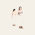 Artisanal Embroidered Dress 100% Cotton Beige 603999 on a warm cream background