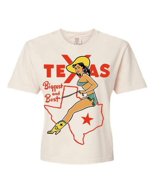 Texas Biggest & Best | Crop Tee — view 3