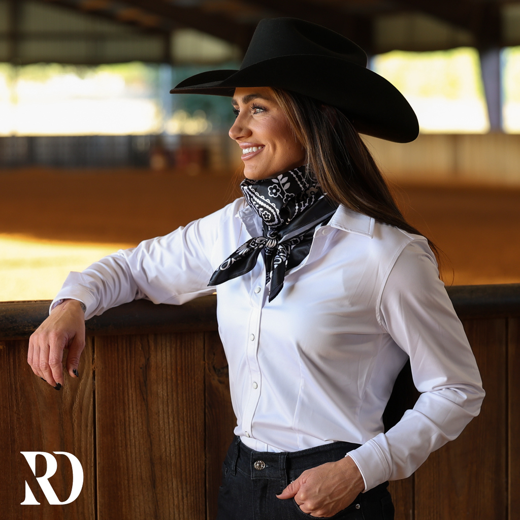 Black Bandana Wild Rag — view 2