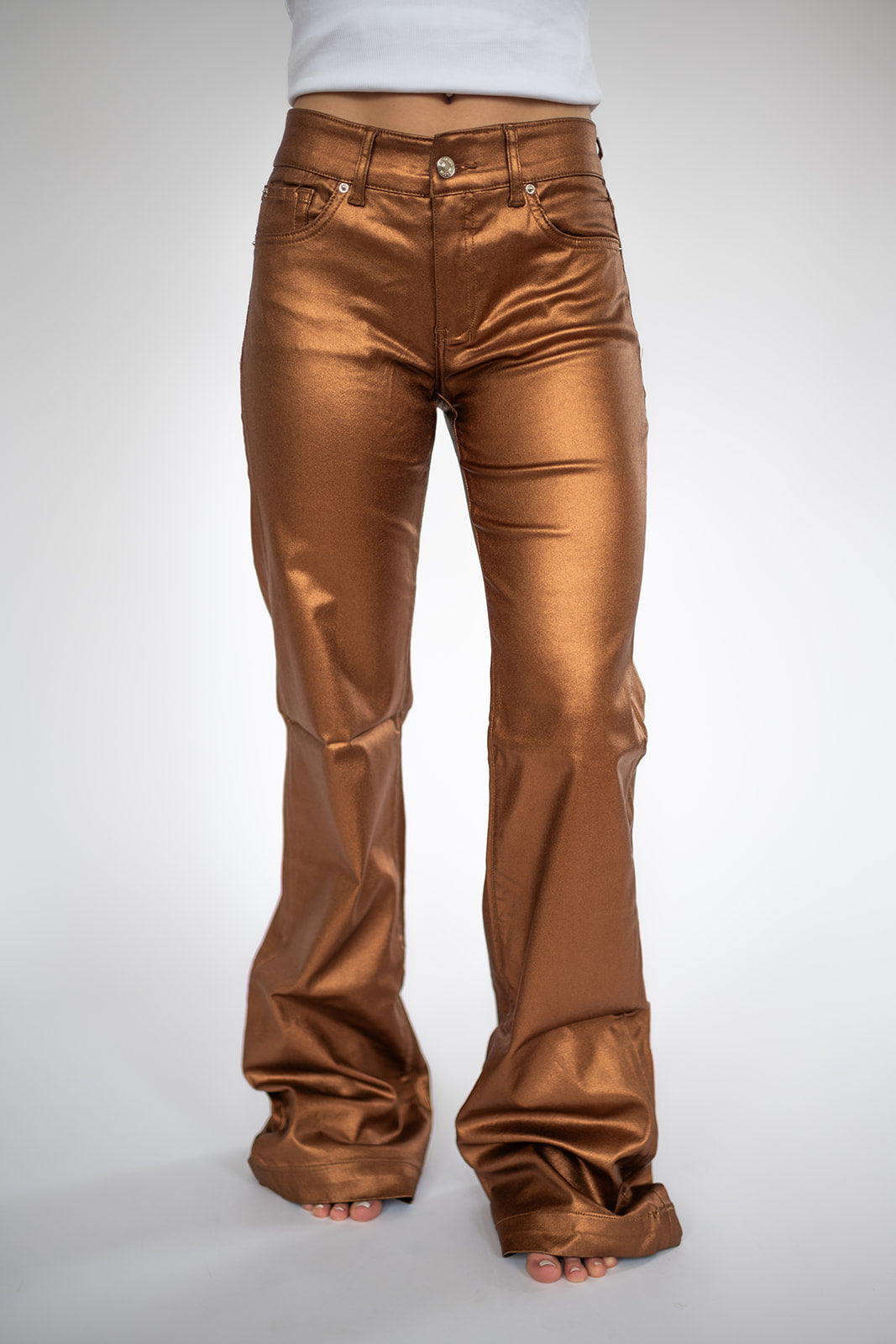 Signature Trousers - Bronze Metallic — view 2