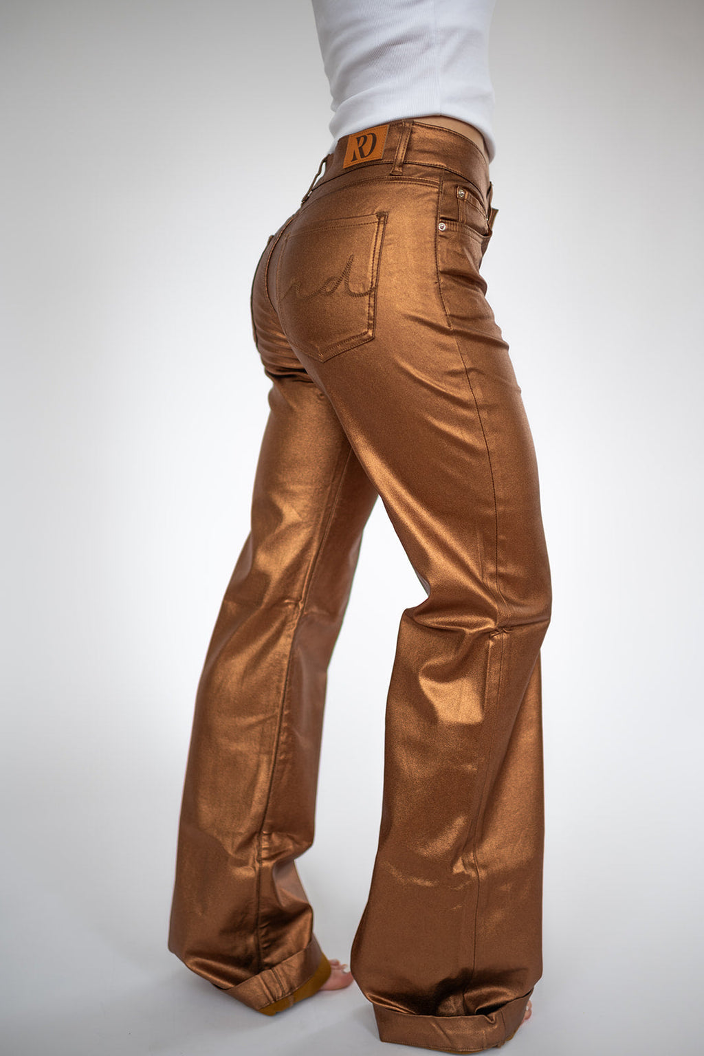 Signature Trousers - Bronze Metallic — view 4