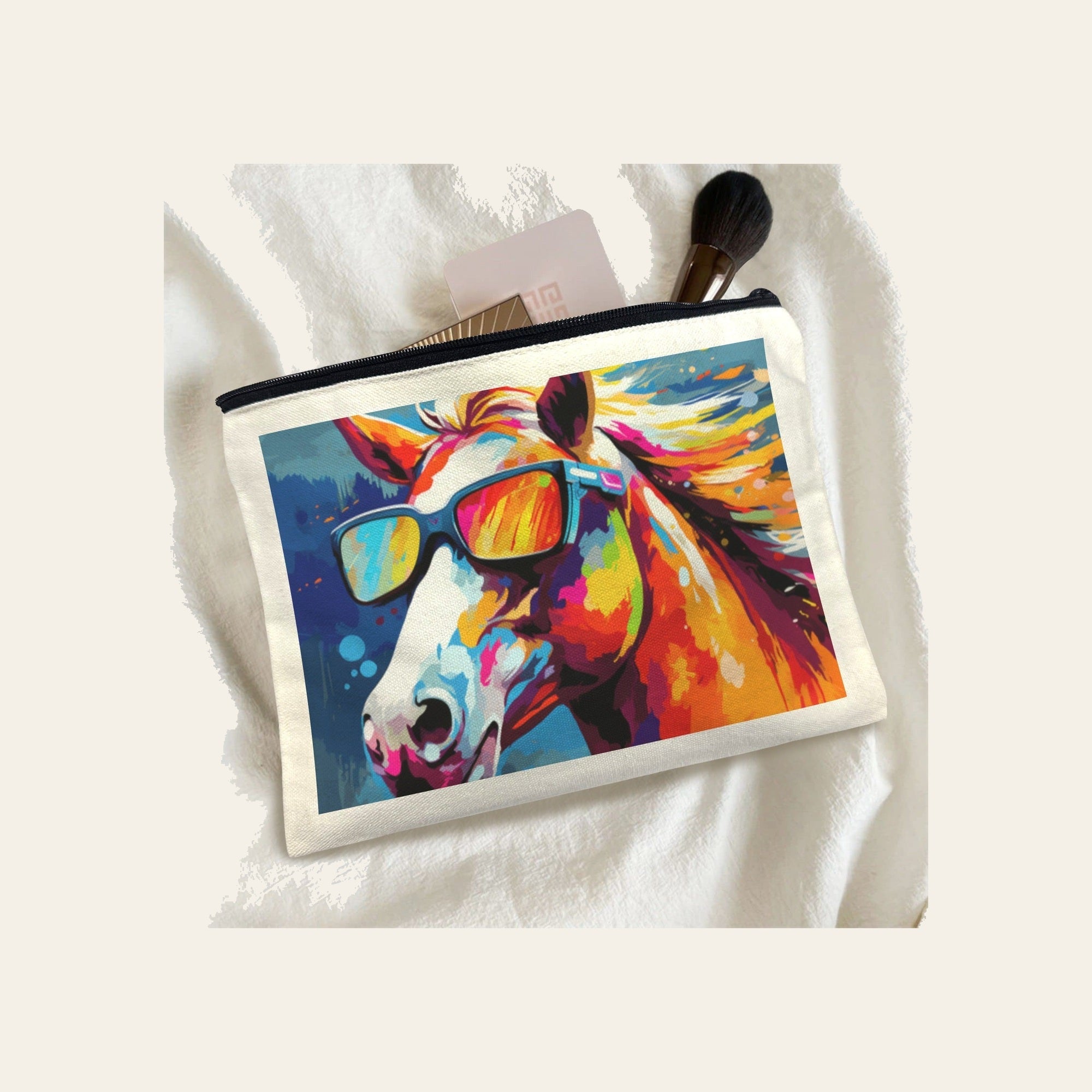 Baha Ranch Cool Horse Cosmetic Bag Pack of 5 Made in America by Baha Ranch Western Wear